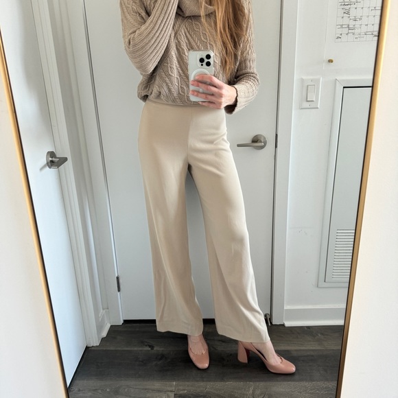 Babaton Aritzia Size 4 beige cream tailored dress pant trouser - Picture 3 of 5